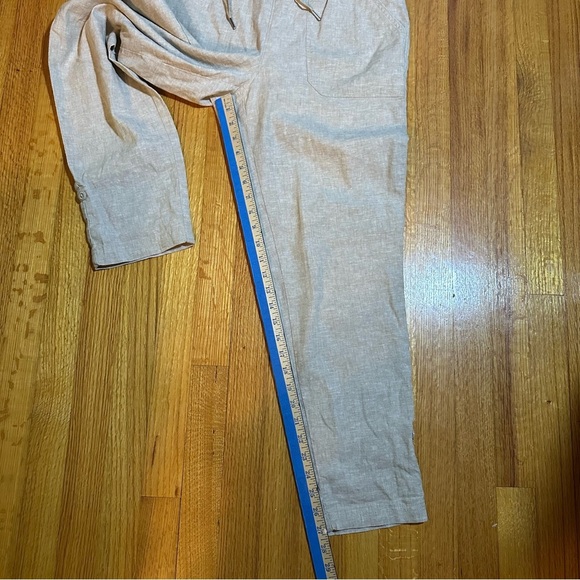 Orvis Relaxed Fit Linen blended Pull On Pants Womens Size 10 (a3 - Picture 11 of 11